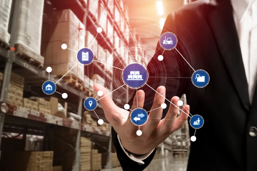 Global logistics network connecting India to international markets